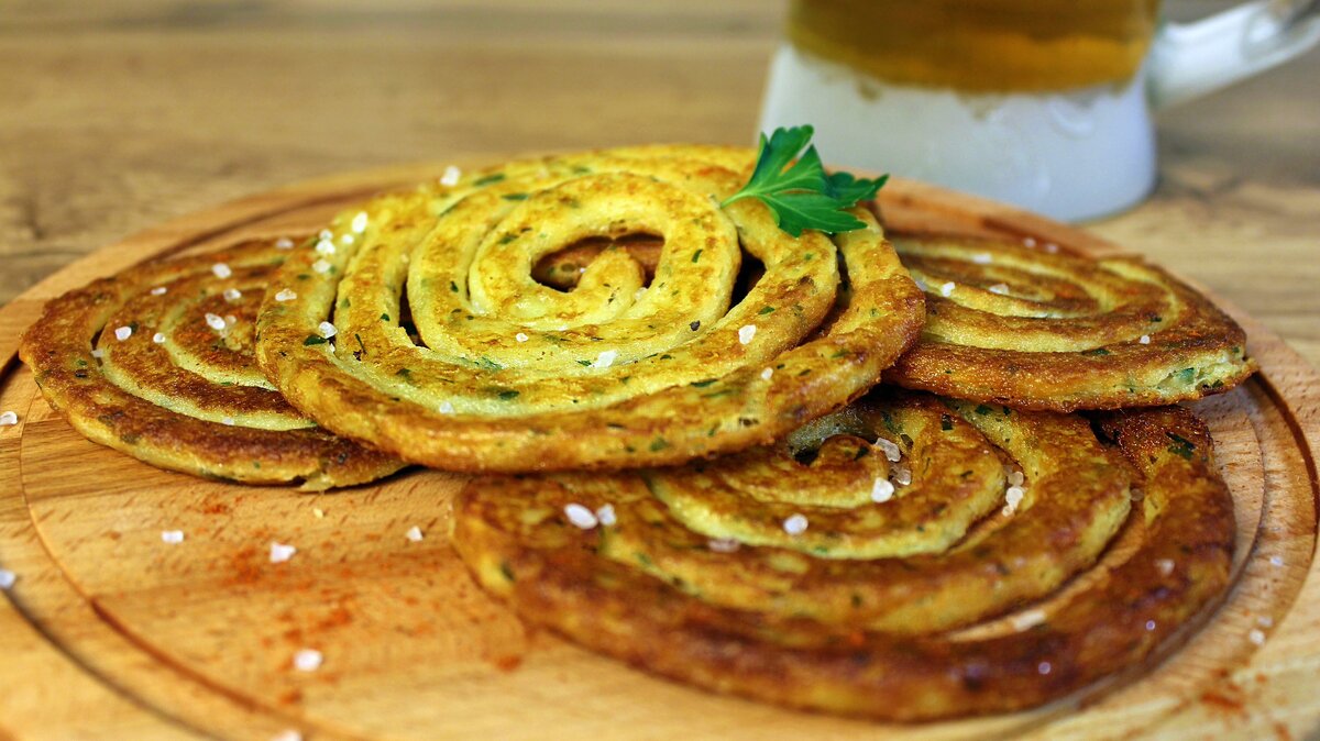 Картофельные спиральки