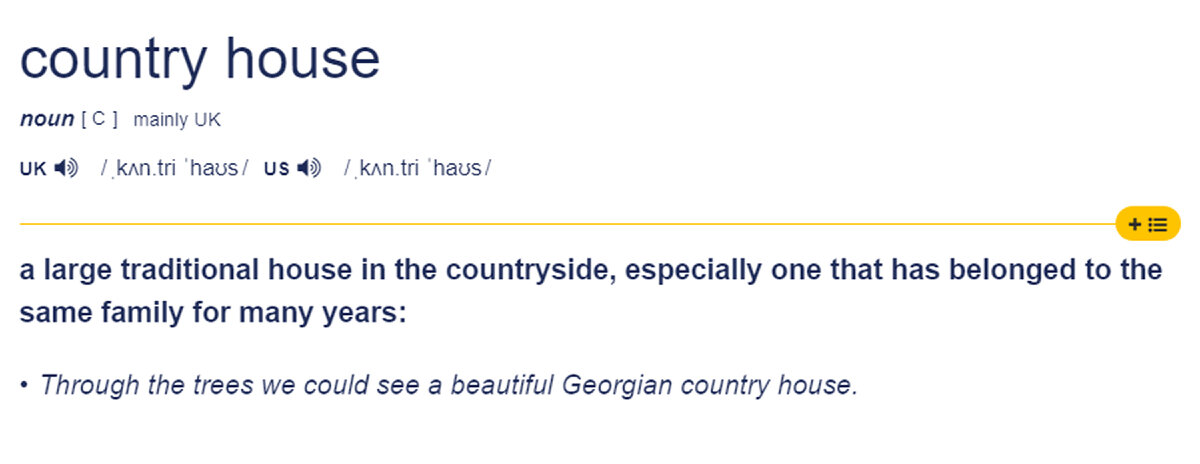 Скриншот с сайта dictionary.cambridge.org