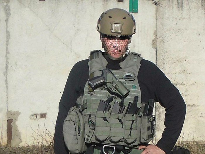 Предположительно боец "Заслона" в САР.