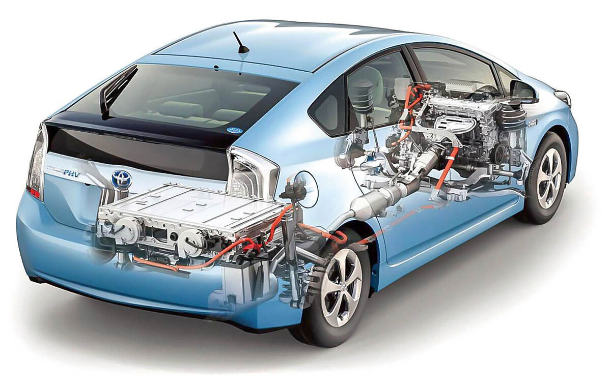 Пример автомобиля с гибридной силовой установкой