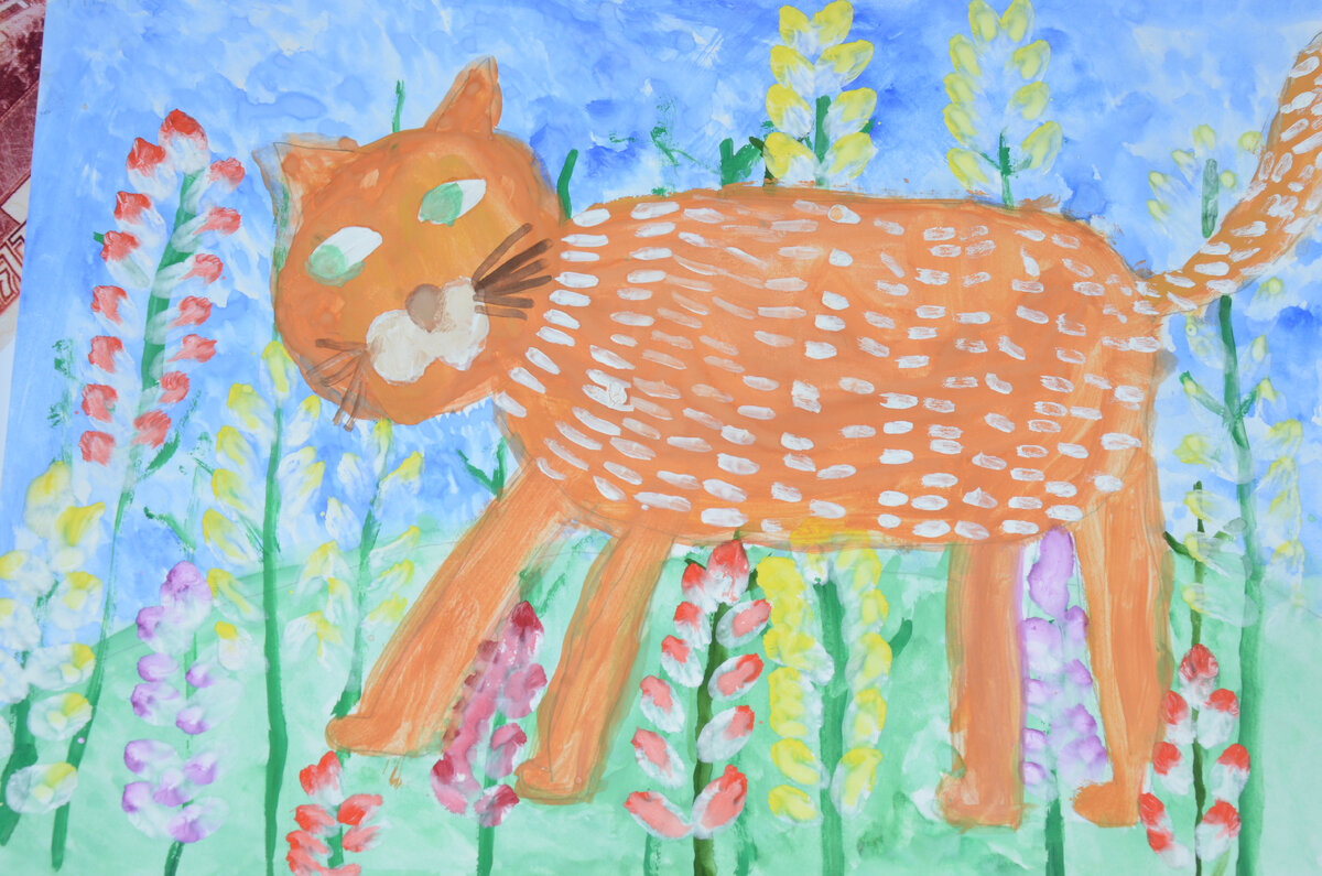 фото автора, рисунок Мирославы