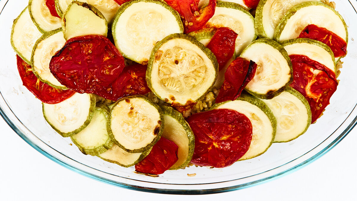 Запеченные овощи. Фото автора