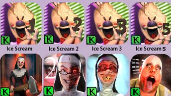 Ice Scream 5,Ice Scream 4,Ice Scream 3,Evil Nun 2,Evil Nun,Mr.Meat