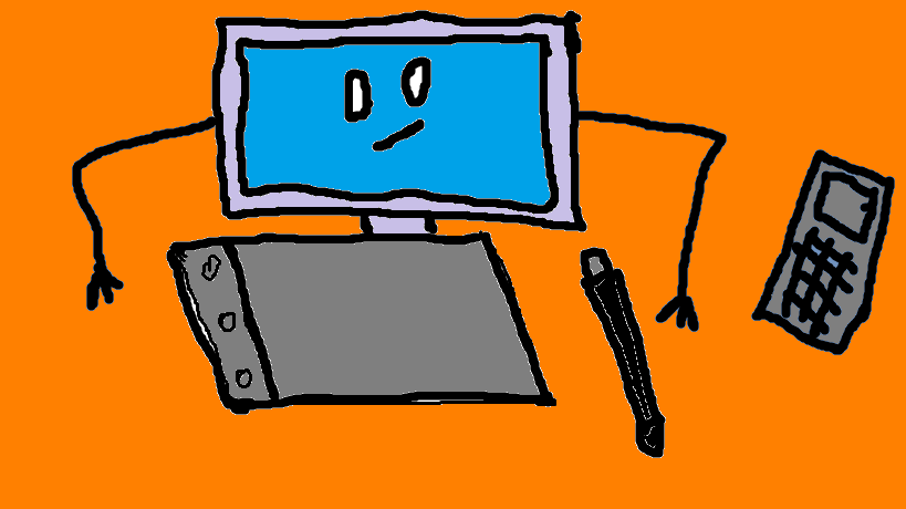 Нарисовано с Huion H420