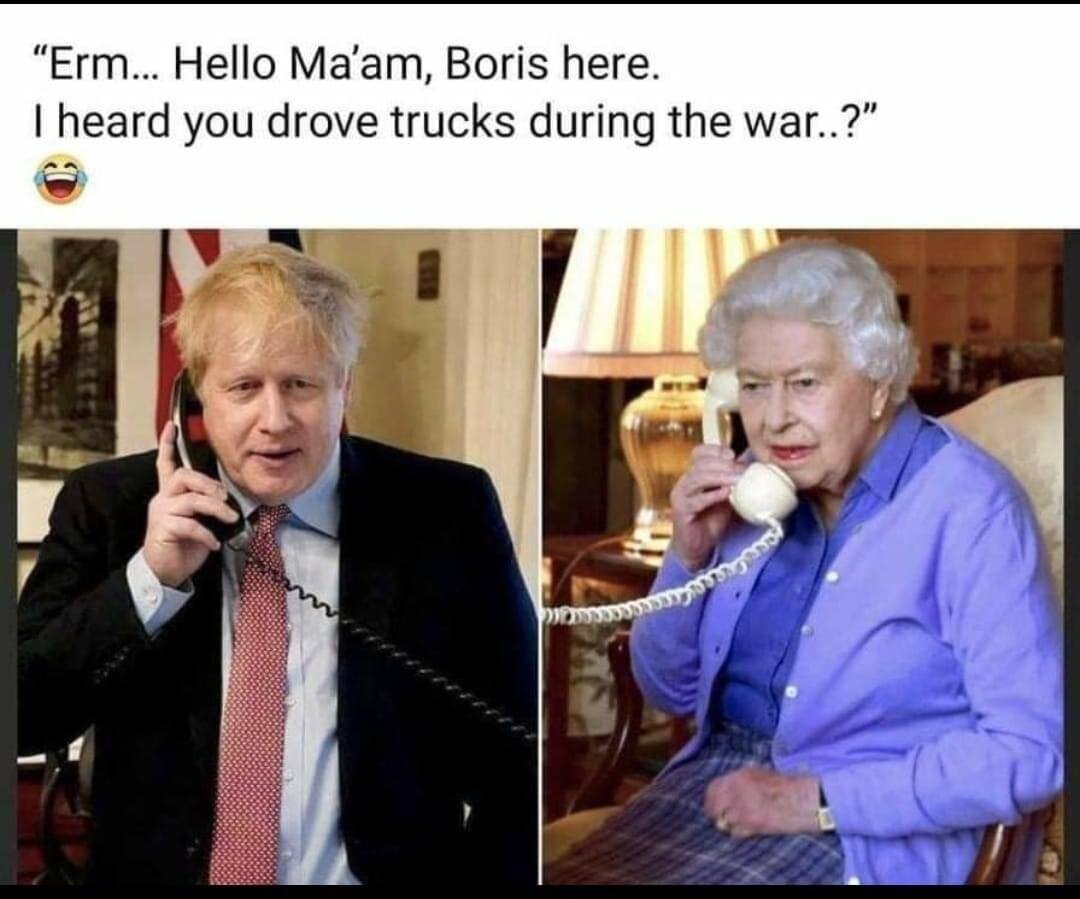 Алло, Мэм, это Борис. Я слышал вы водили грузовик в ходе войны?