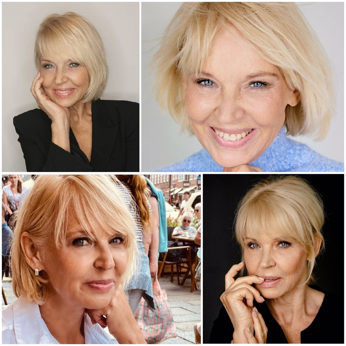 Актуальные укладки волос. 