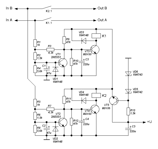 Устройство защиты акустической системы от постоянного напряжения - Бриг ...