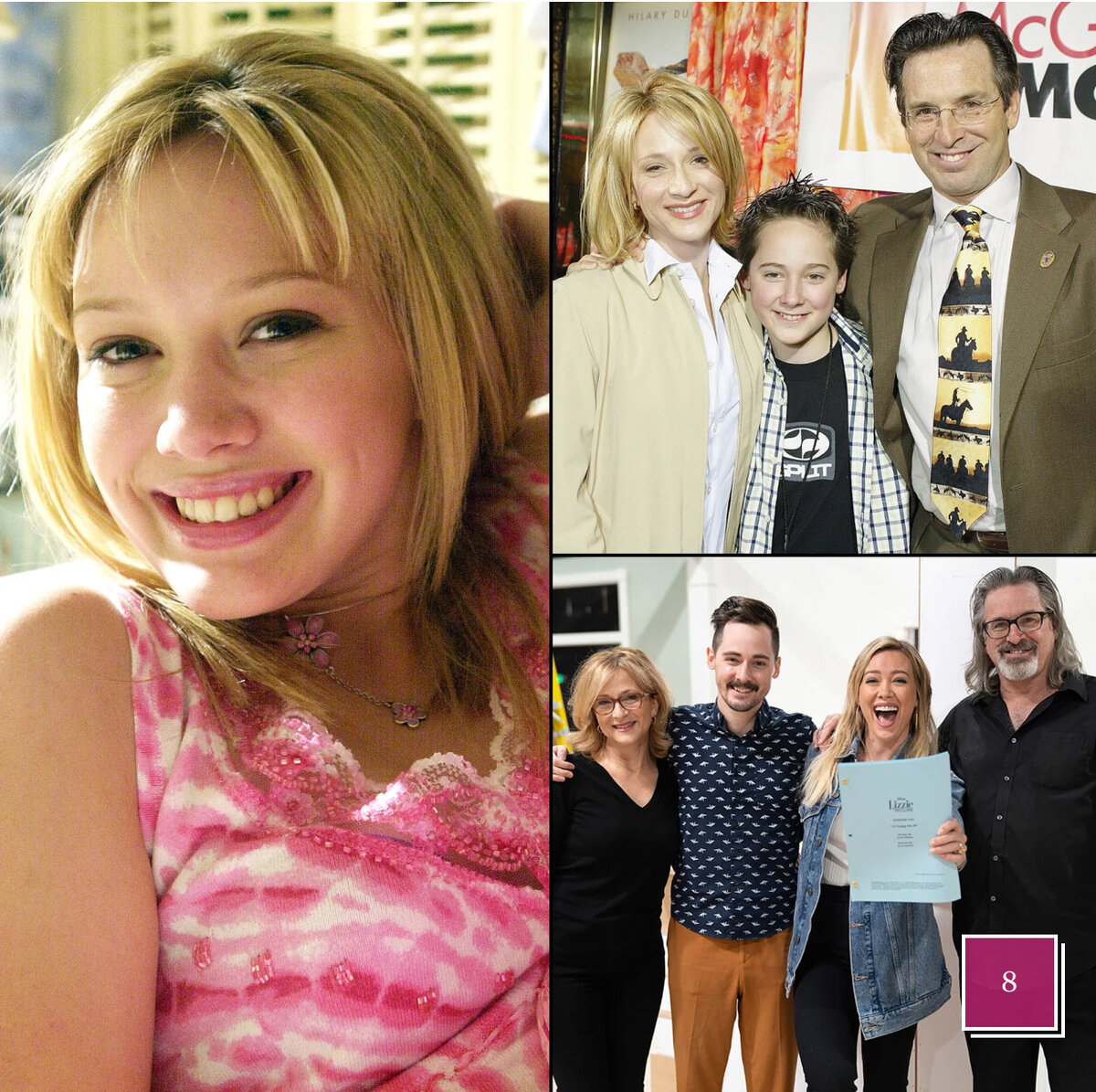 Актерский состав в 2001г. и на чтении сценария продолжения. 