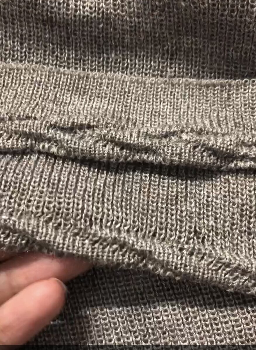 Край изделия 