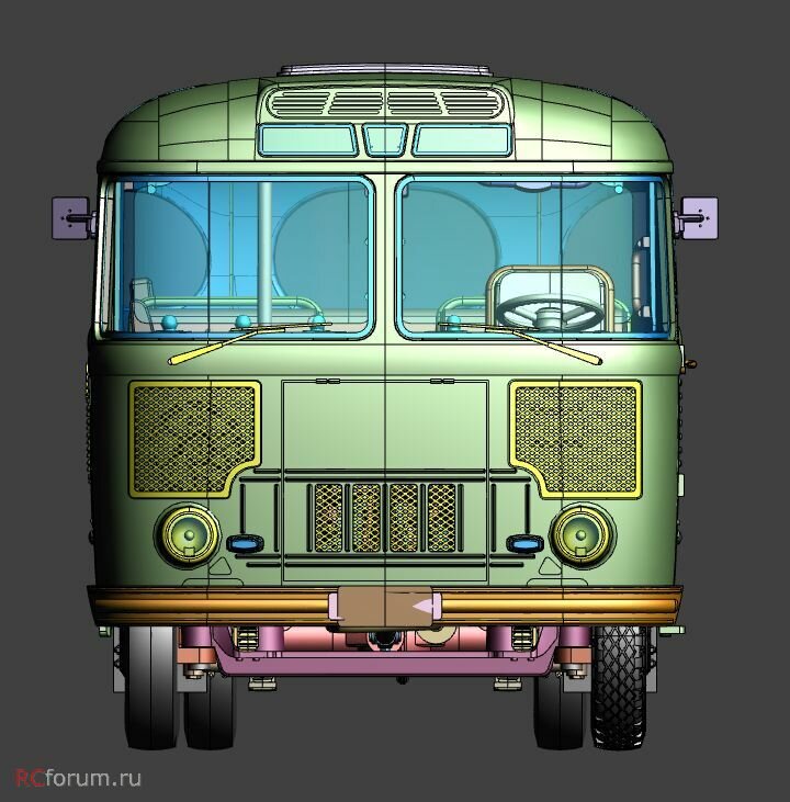 Паз 672 чертеж
