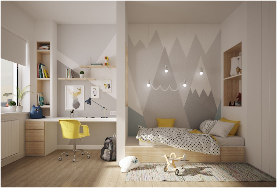 Дизайн детской комнаты: идеи интерьера и фото | «38 попугаев»