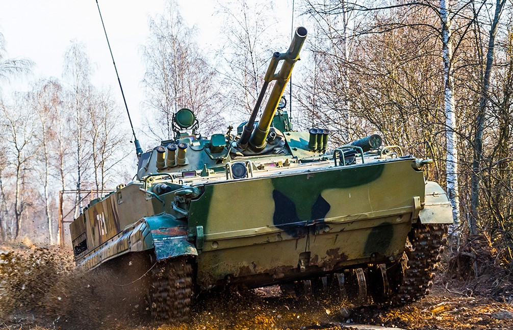 Вождение БМП-3 на танкодроме