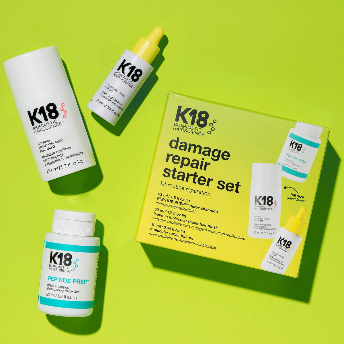     Набор для волос Damage Repair Starter Set, K18 Biomimetic Haircience