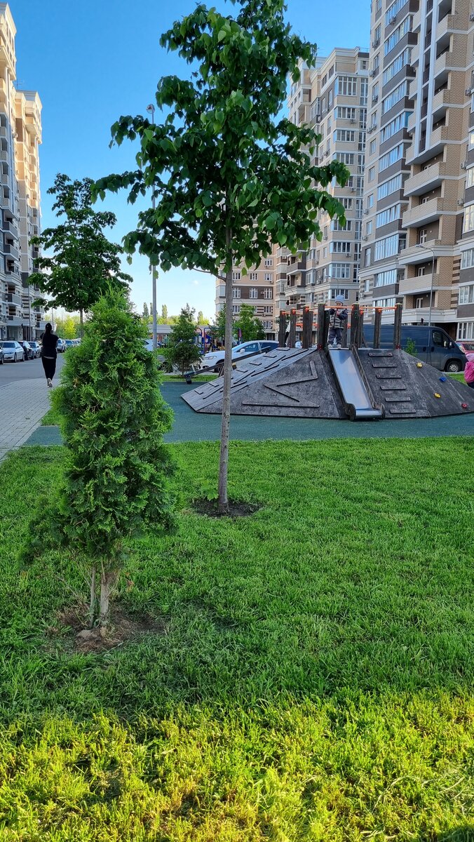 Одна из площадок возле нашего дома