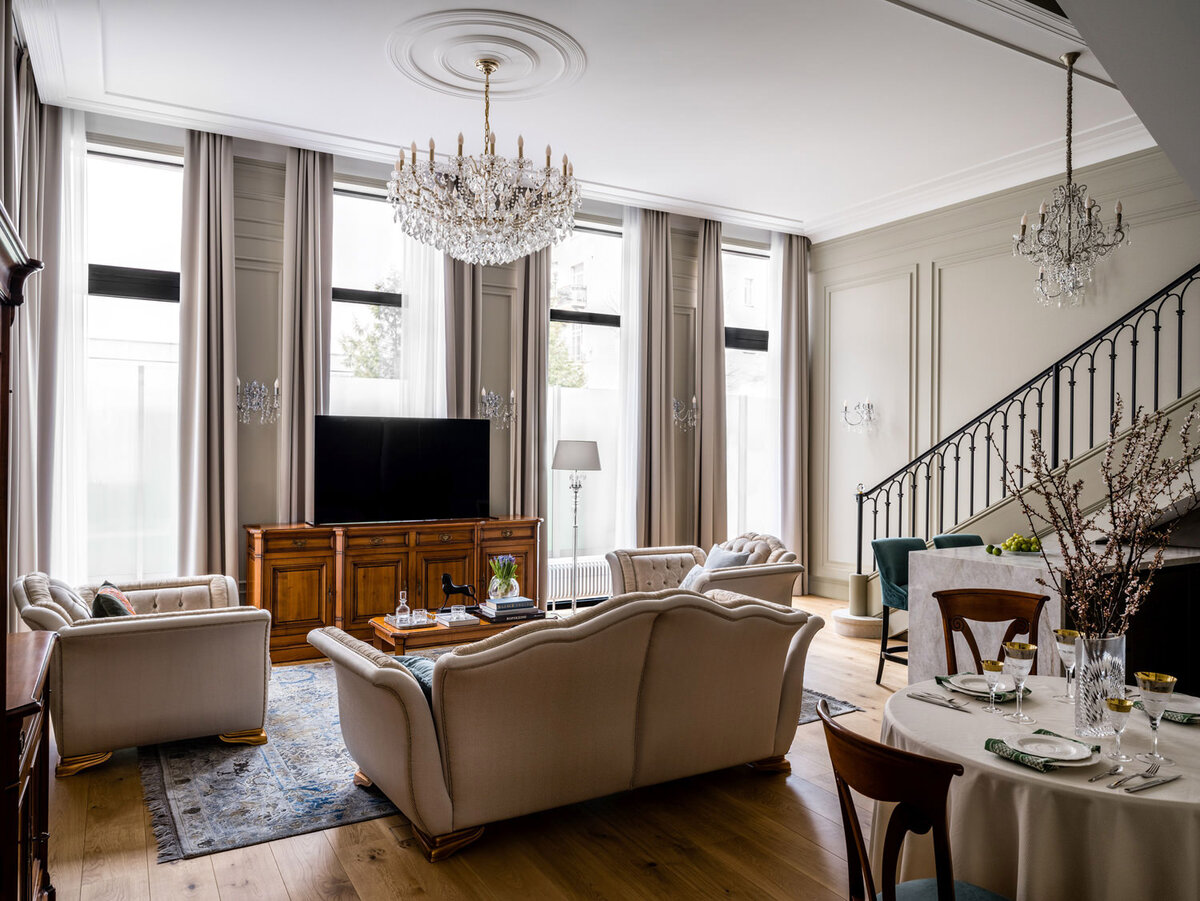 Урбан-вилла в ЖК Cameo по дизайну стали Анны Сахаровой и Светланы Глазковой из дизайн-бюро BELLARDO.