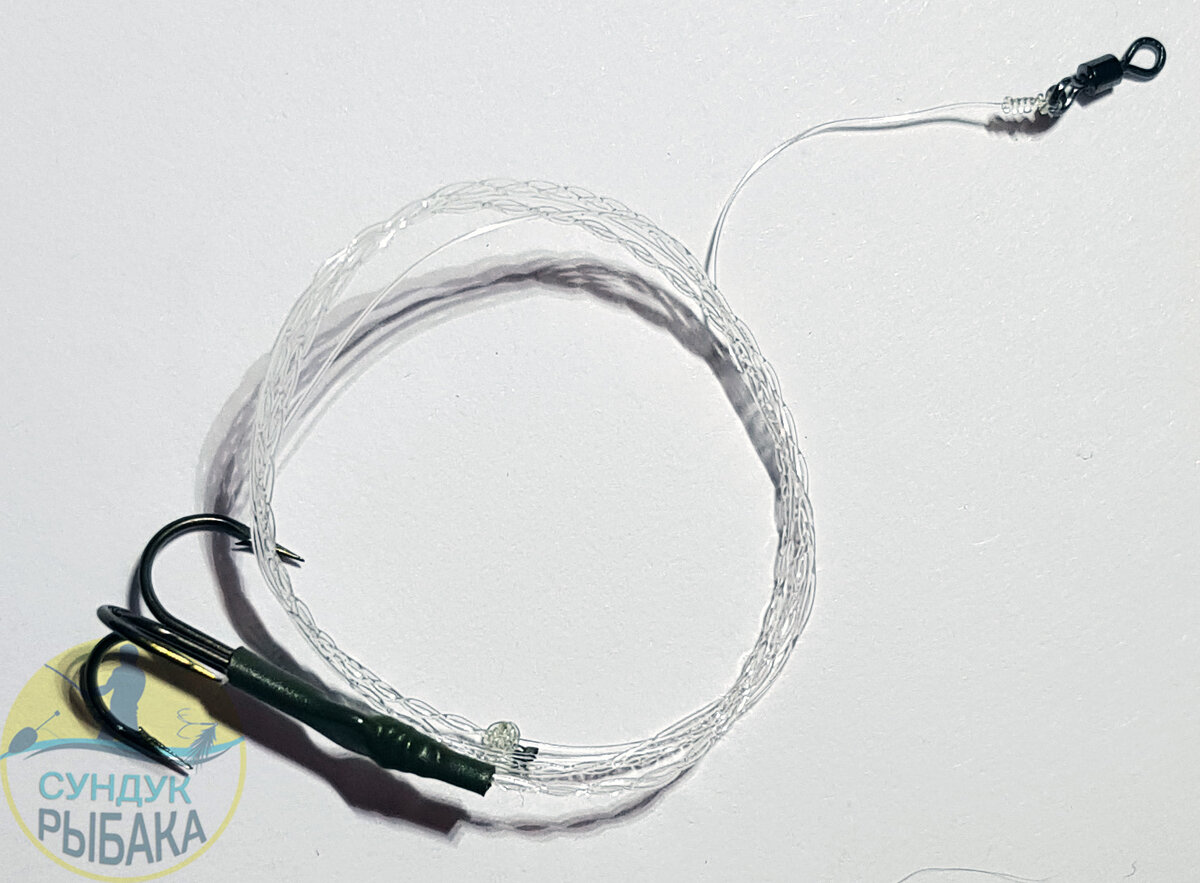 Самодельный поводок для рыбалки. Как связать поводок самым простым способом, смотри ссылку в конце статьи.