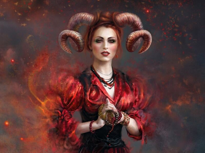 женщина-овен