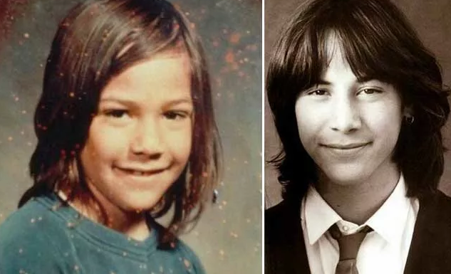 Киану в детстве