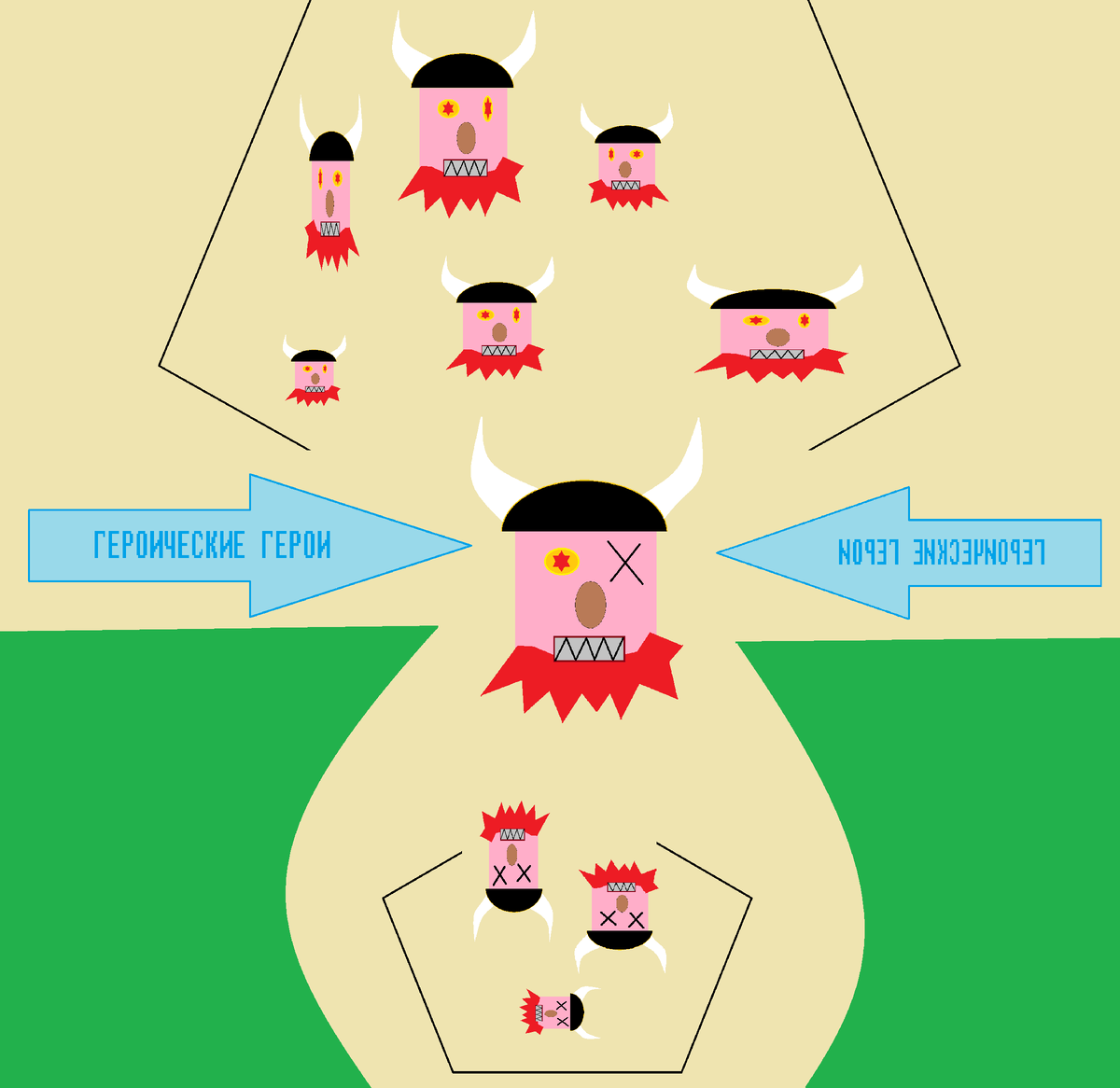 Только так можно объяснить упрямое возвращение мобов на одну и ту же полянку из раза в раз
