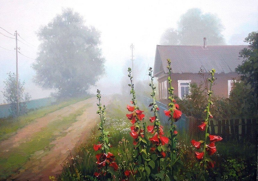 Фото душа в деревне