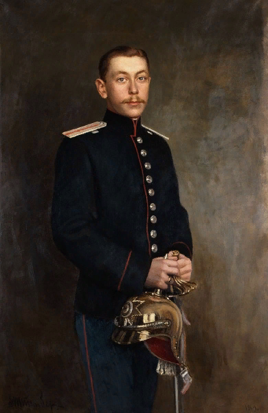 Шереметев Дмитрий Александрович в мундире корнета Кавалергардского полка 1909г. В.К. Штембер