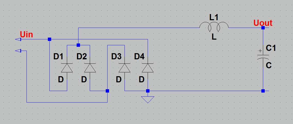 пассивный   корректор  мощности.