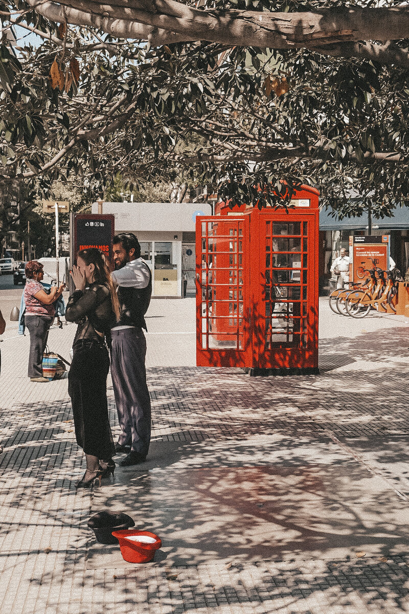 Уличные музыканты Буэнос- АЙреса.