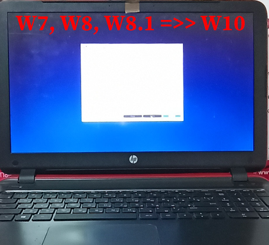 Обновляющийся ноутбук. Фотоколлаж автора :)