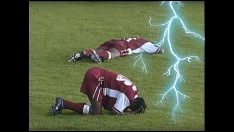 Упали не сразу, а медленно.