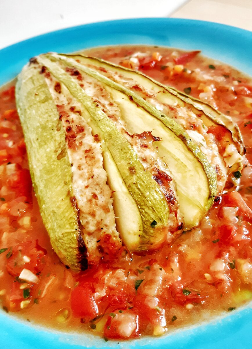 Веер из кабачка