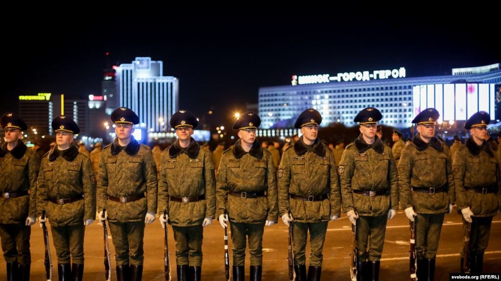 Репетиция парада в Минске