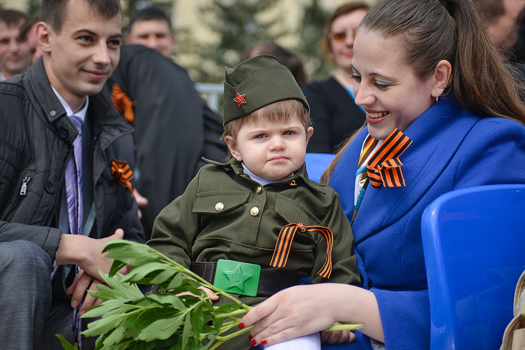 Лента на 9 мая на фото