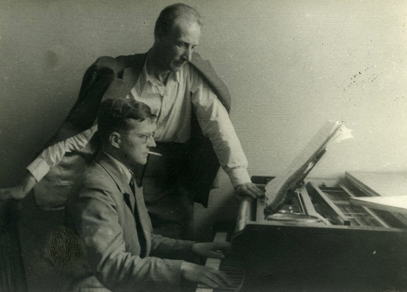 Шостакович и Мравинский. Новосибирск, 1942