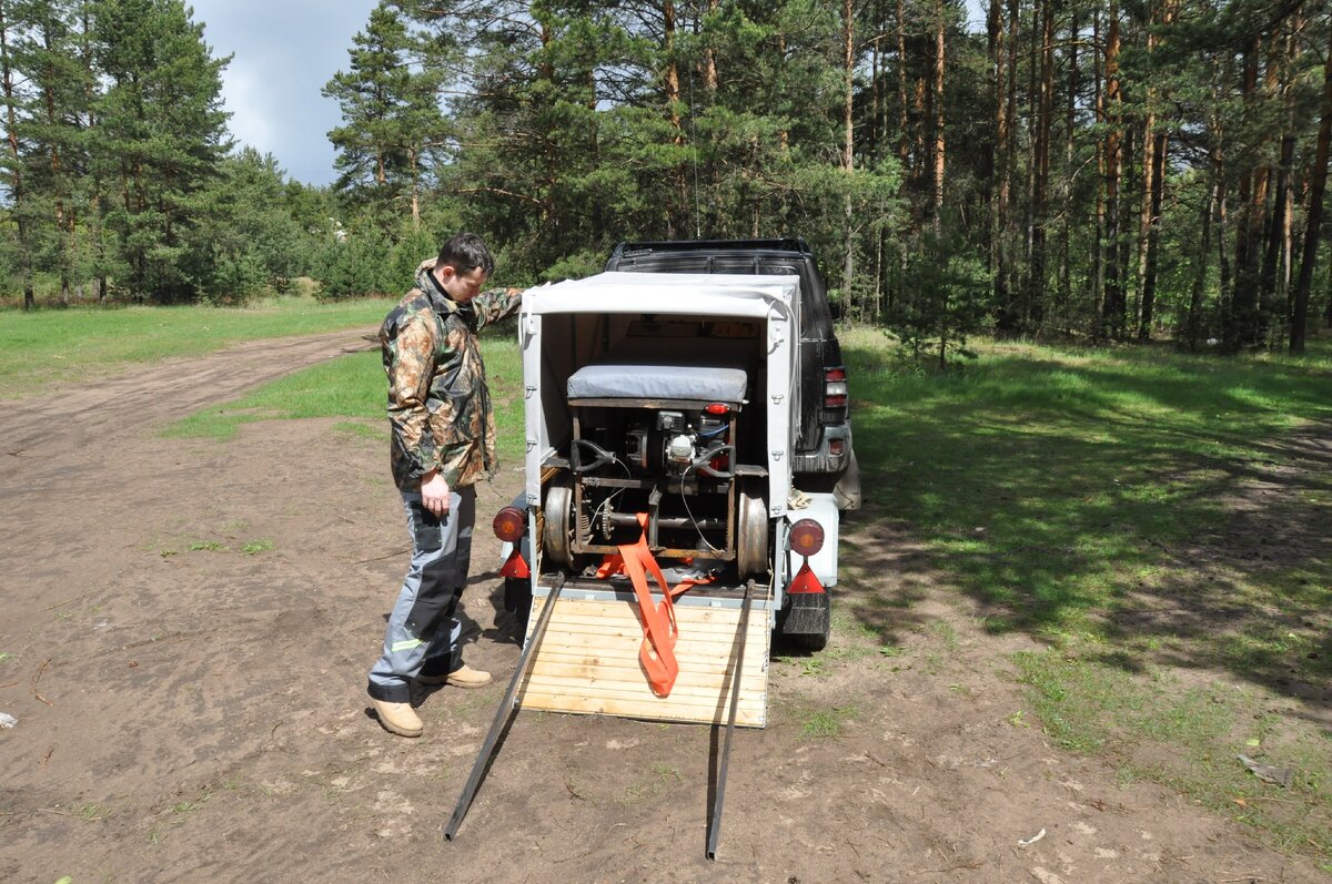 Разгрузка пионерки.