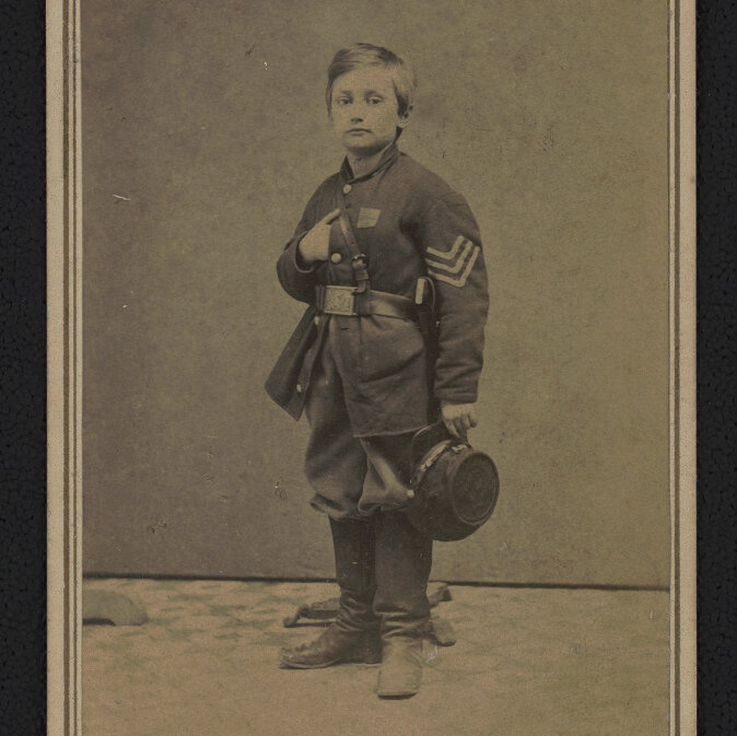 Фото сделано в 1861 году. То есть ему тут 10 лет. Из Библиотеки Конгресса (loc.gov)