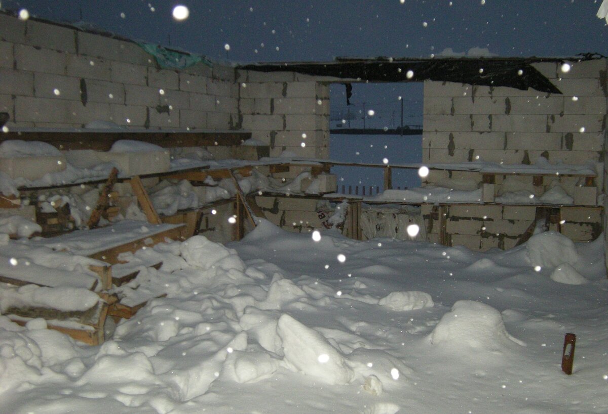 Снег всё укрыл