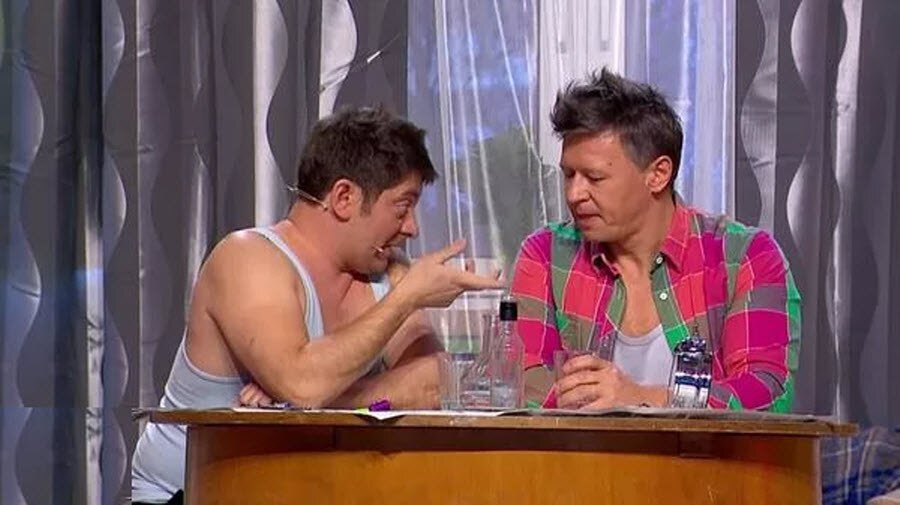 Кадр из шоу "Уральские пельмени"