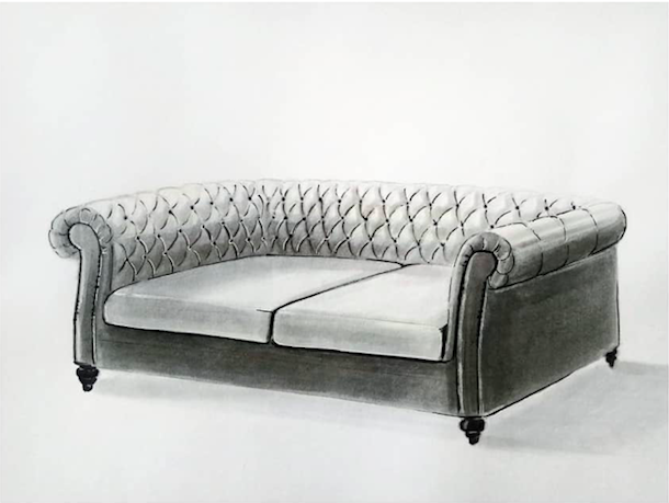 Первые скетчи, как рисунки ребенка - страшные, но свои :))