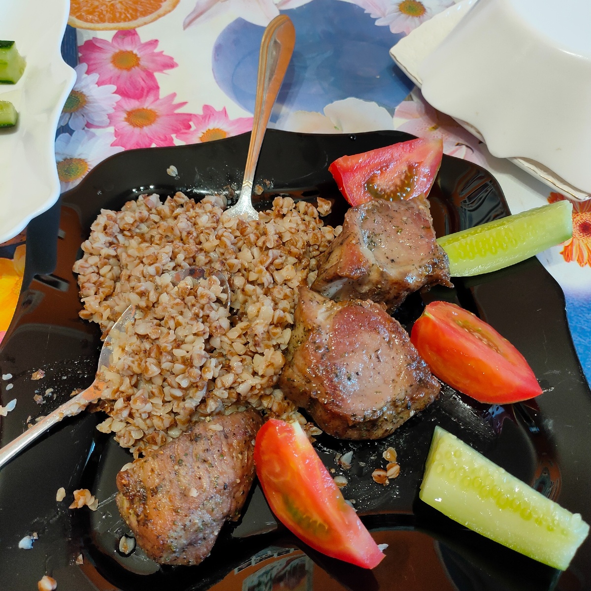 Типичный обед-ужин периода интенсивного сжигания жира