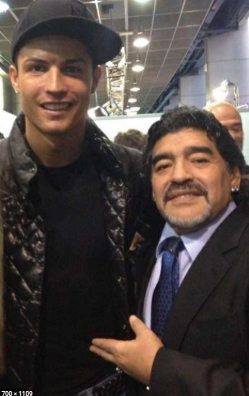 Роналду и Диего Марадона