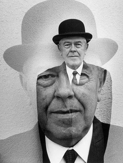 «Магритт с шляпой», Майкл Дуэйн (1965) 