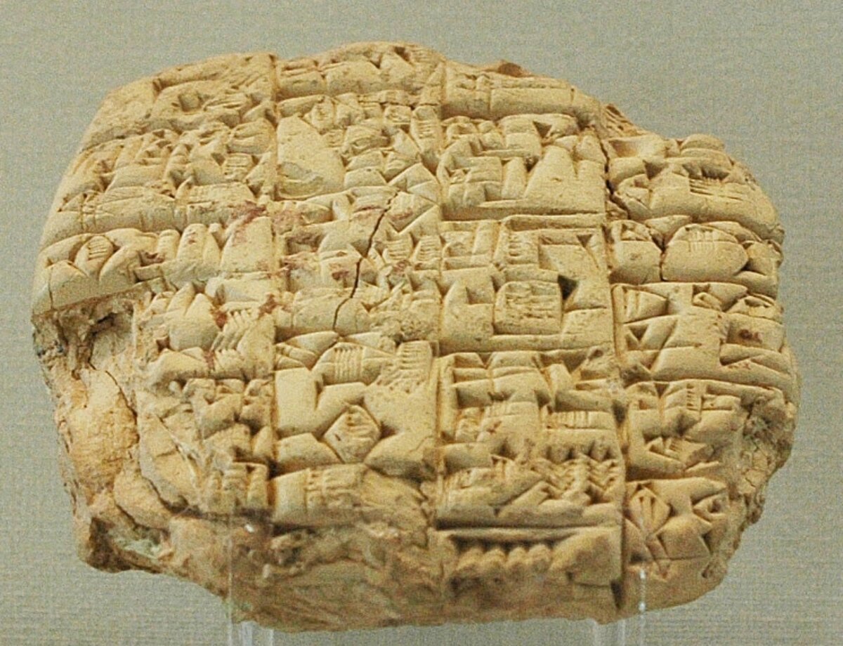 Письмо царю Лагаша(2400 лет до н.э.). ССО(Википедия)