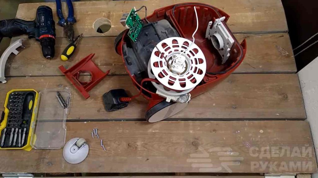 Удлинитель из старого пылесоса