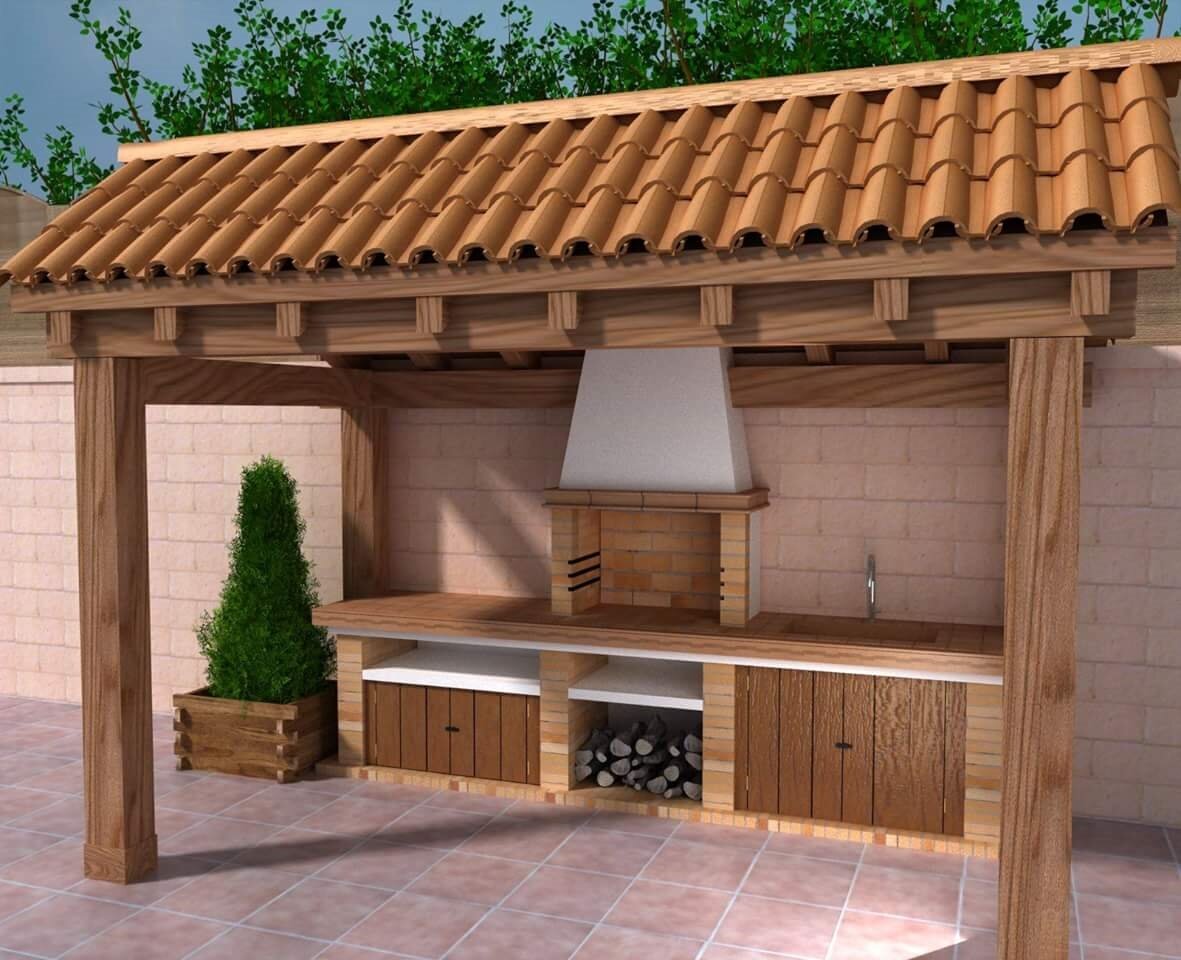 Летняя кухня на даче: проекты и идеи, как построить своими руками из подручных материалов закрытую конструкцию с верандой