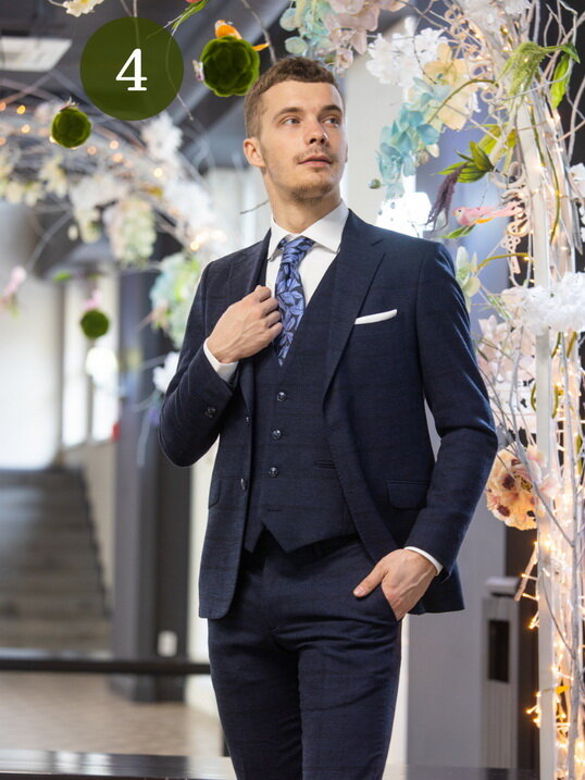 Элегантный свадебный костюм для практичных