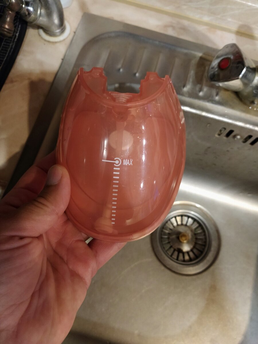 на одну вещь достаточно половины емкости