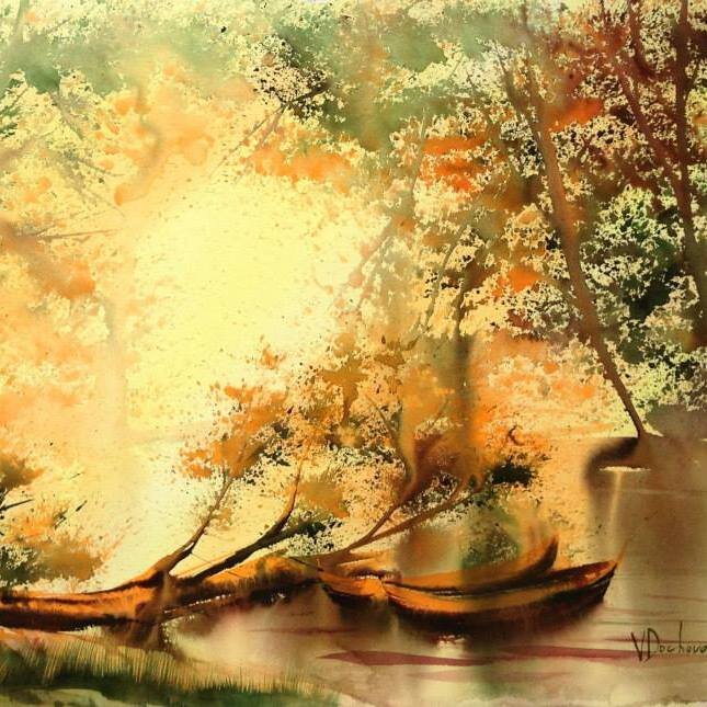 "ЛЕСНОЕ ВОЛШЕБСТВО" Художник Венета Дочева (страница facebook.com/VenetaDochevaOfficial)