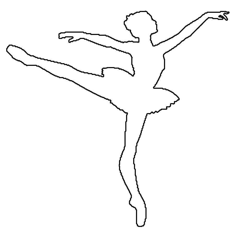 Балерина из бумаги: шаблоны для вырезания