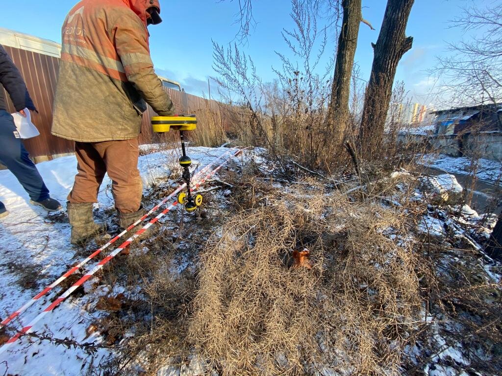 Поиск инженерных коммуникаций под землей