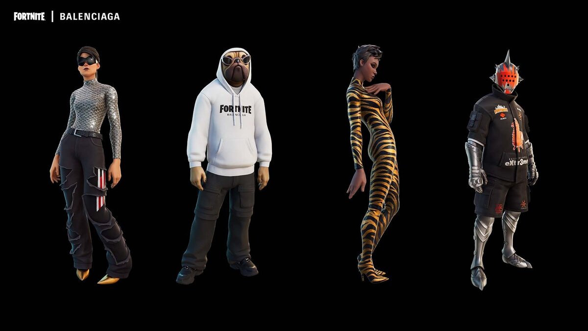 Коллекция одежды NFT Balenciaga для Fortnite